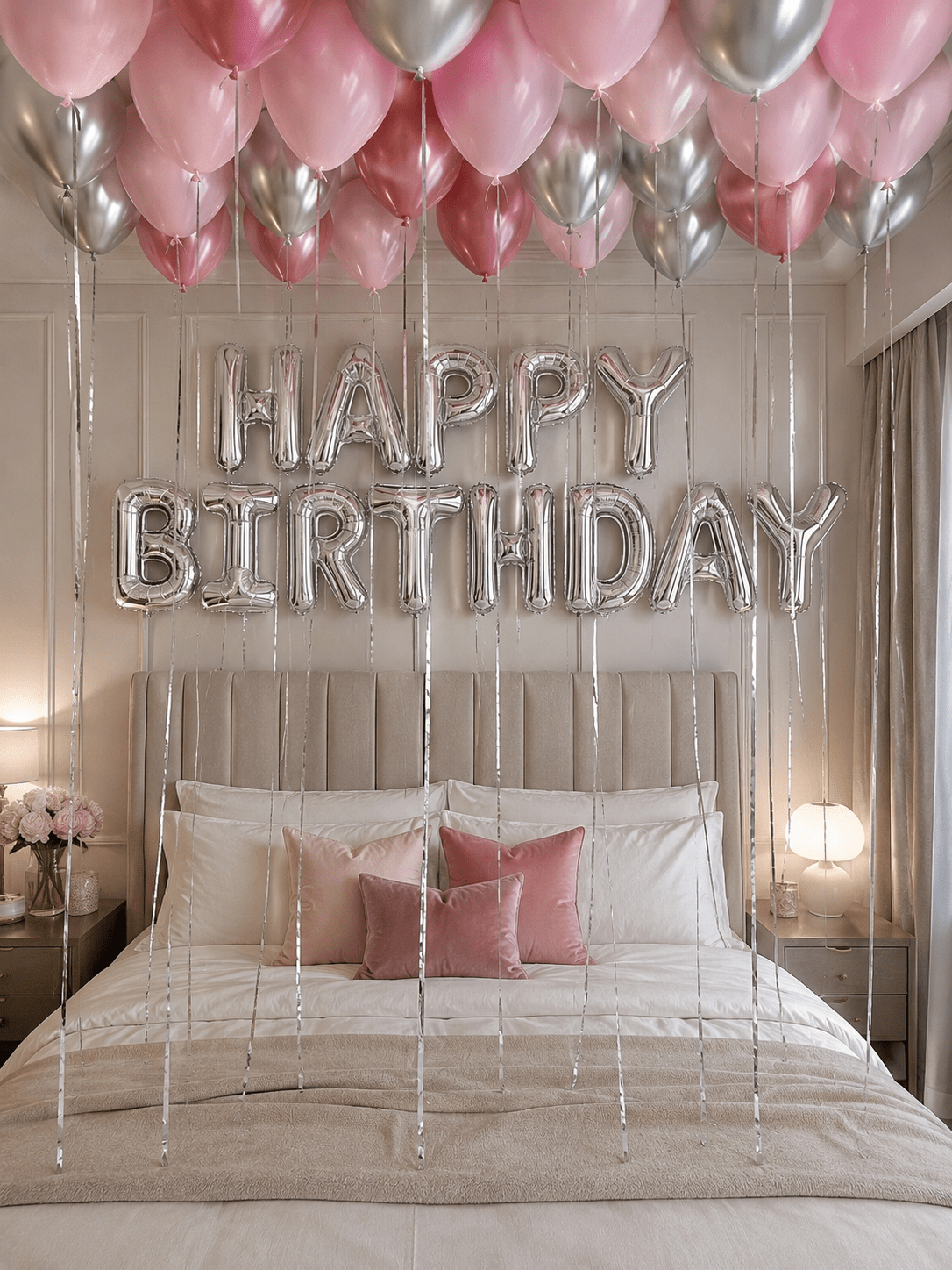 Birthday Cloud Deluxe балонена изненада с хелий за рожден ден