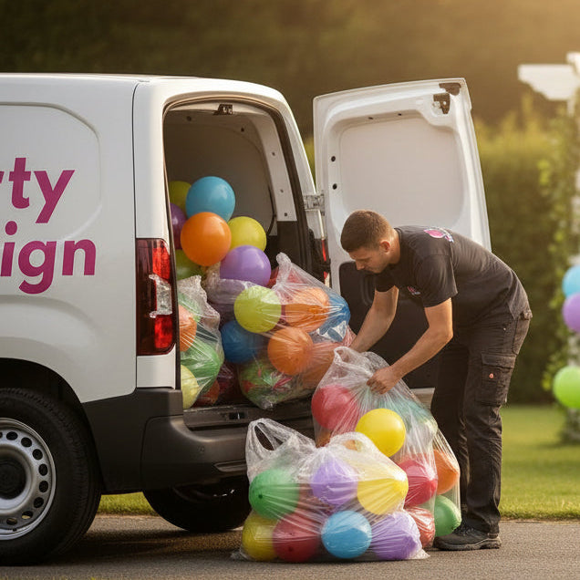 Доставка на парти декорация с балони от PartyDesign