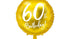 Фолиев балон 60th Birthday златен