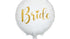 Фолиев балон Bride бял 45 см
