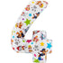 Фолиев балон цифра 4 Paw Patrol 52 x 72 см