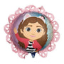 Фолиев балон Gabby’s Dollhouse с къдрици