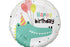 Фолиев балон Happy Birthday с крокодил