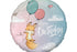 Фолиев балон Happy Birthday с лисица 45 см