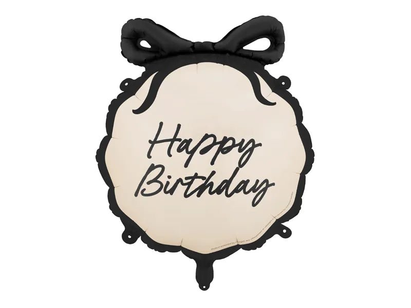Фолиев балон Happy Birthday с панделка
