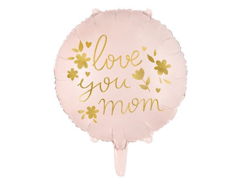 Фолиев балон Love you Mom 45 см