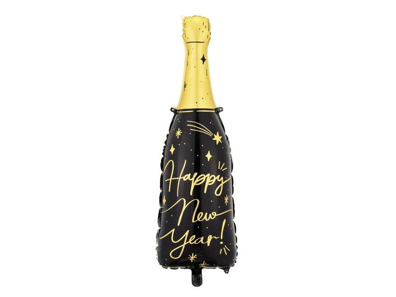 Фолиев балон шампанско Happy New Year