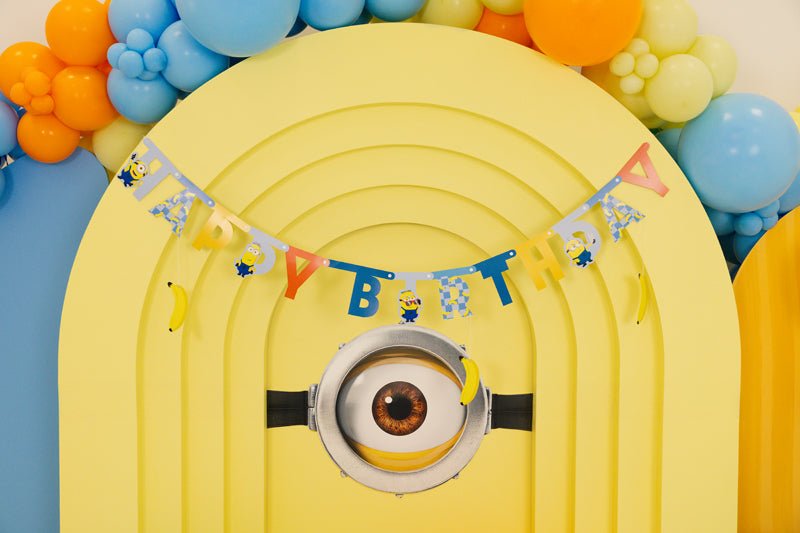 Банер Happy Birthday Minions – дизайн