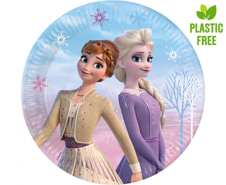 Хартиени чинии Frozen 2: Wind Spirit - Party Design