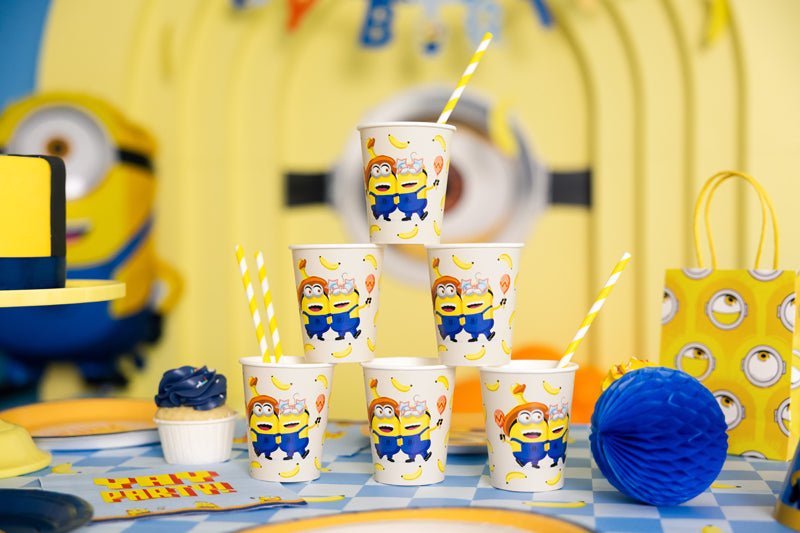 Хартиени чаши Minions, 250 мл, 6 бр. - PartyDesign
