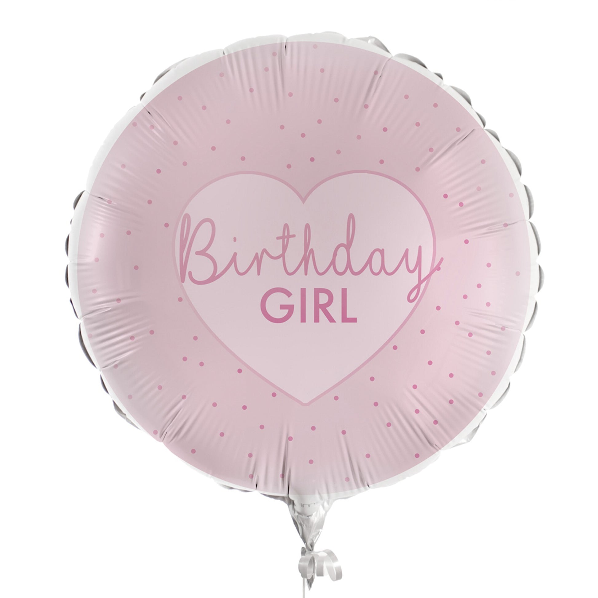 Розов фолиев балон Birthday Girl