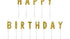 Златни свещички Happy Birthday за рожден ден
